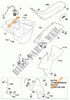 SERBATOIO / SELLA per KTM 300 EXC 2000