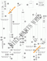 FORCELLA ANTERIORE (COMPONENTI) per KTM 250 EXC-F 2013