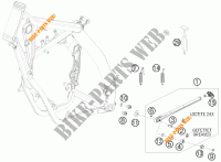 CAVALLETTO LATERALE / CENTRALE per KTM 250 EXC-F 2012