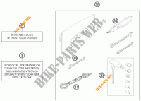 UTENSILI / MANUALE / OPZIONI per KTM 250 EXC-F 2012