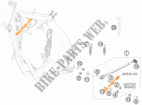 CAVALLETTO LATERALE / CENTRALE per KTM 250 EXC-F 2010