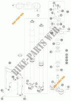 FORCELLA ANTERIORE / PIASTRA STERZO INFERIORE per KTM 250 EXC-F 2010