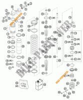 AMMORTIZZATORE (COMPONENTI) per KTM 125 EXC SIX-DAYS 2003
