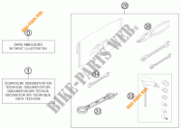 UTENSILI / MANUALE / OPZIONI per KTM 125 EXC SIX-DAYS 2012