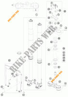 FORCELLA ANTERIORE / PIASTRA STERZO INFERIORE per KTM 125 EXC 2011