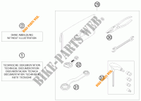 UTENSILI / MANUALE / OPZIONI per KTM 125 EXC 2011