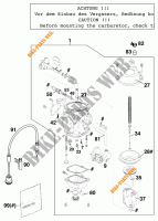 CARBURATORE per KTM 400 SXC 2000
