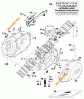 CARTER MOTORE per KTM 400 SXC 2000
