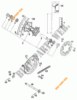RUOTA POSTERIORE per KTM 400 SXC 2000