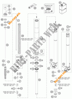 FORCELLA ANTERIORE (COMPONENTI) per KTM 450 EXC RACING SIX DAYS 2007