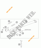 CAVALLETTO LATERALE / CENTRALE per KTM 450 EXC RACING 2007