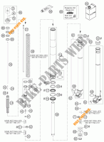 FORCELLA ANTERIORE (COMPONENTI) per KTM 450 EXC 2007