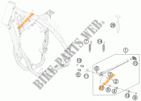 CAVALLETTO LATERALE / CENTRALE per KTM 350 EXC-F SIX DAYS 2012