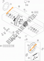 RUOTA POSTERIORE per KTM 350 EXC-F 2019