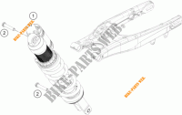 AMMORTIZZATORE per KTM 350 EXC-F 2013
