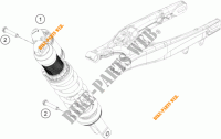 AMMORTIZZATORE per KTM 350 EXC-F 2012
