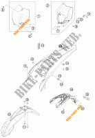 PLASTICHE per KTM 350 EXC-F 2012