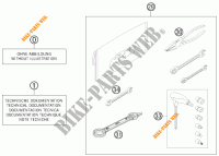 UTENSILI / MANUALE / OPZIONI per KTM 350 EXC-F 2012