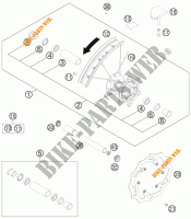 RUOTA ANTERIORE per KTM 350 EXC-F 2012