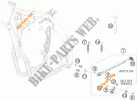 CAVALLETTO LATERALE / CENTRALE per KTM 250 EXC FACTORY EDITION 2011