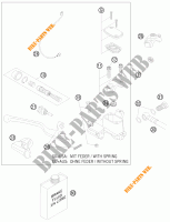 POMPA FRENO ANTERIORE per KTM 250 EXC FACTORY EDITION 2011