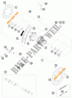 RUOTA POSTERIORE per KTM 250 EXC FACTORY EDITION 2011