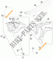 SERBATOIO / SELLA per KTM 250 EXC 2012