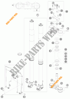 FORCELLA ANTERIORE / PIASTRA STERZO INFERIORE per KTM 250 EXC 2011