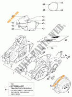 CARTER MOTORE per KTM 200 EXC GS 2001