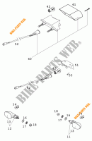 FARO / FANALE per KTM 200 EXC GS 2001