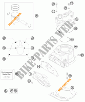 CILINDRO / TESTA per KTM 200 EXC 2012