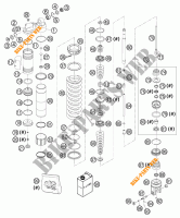 AMMORTIZZATORE (COMPONENTI) per KTM 525 SX RACING 2003