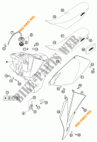 SERBATOIO / SELLA per KTM 525 SX RACING 2003