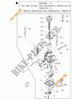 CARBURATORE per KTM 380 SX 2001