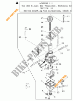 CARBURATORE per KTM 380 SX 2000