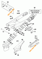 FORCELLONE per KTM 380 SX 2000