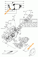 CARTER MOTORE per KTM 380 SX 2000