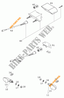 FARO / FANALE per KTM 380 SX 2000