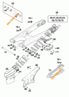 FORCELLONE per KTM 380 SX 2000