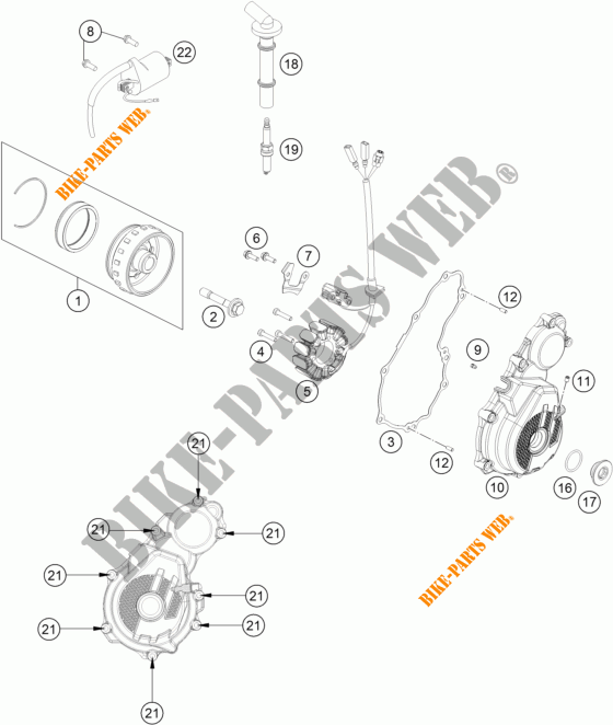 ACCENSIONE per KTM 250 SX-F FACTORY EDITION 2016