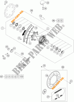 RUOTA POSTERIORE per KTM 250 SX-F 2016