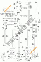 FORCELLA ANTERIORE (COMPONENTI) per KTM 250 SX-F 2014