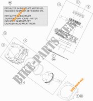 CILINDRO per KTM 1290 SUPER DUKE R SPECIAL EDITION ABS 2016