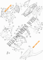 PLASTICHE per KTM 1290 SUPER DUKE R SPECIAL EDITION ABS 2016
