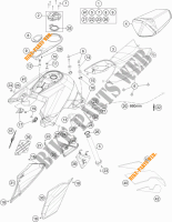 SERBATOIO / SELLA per KTM 1290 SUPER DUKE R SPECIAL EDITION ABS 2016