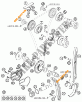 DISTRIBUZIONE  per KTM 250 SX-F 2005