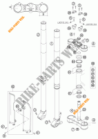 FORCELLA ANTERIORE / PIASTRA STERZO INFERIORE per KTM 250 SX-F 2005