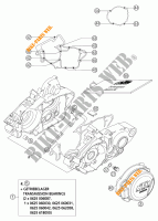 CARTER MOTORE per KTM 125 SXS 2004