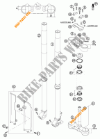FORCELLA ANTERIORE / PIASTRA STERZO INFERIORE per KTM 125 SXS 2003