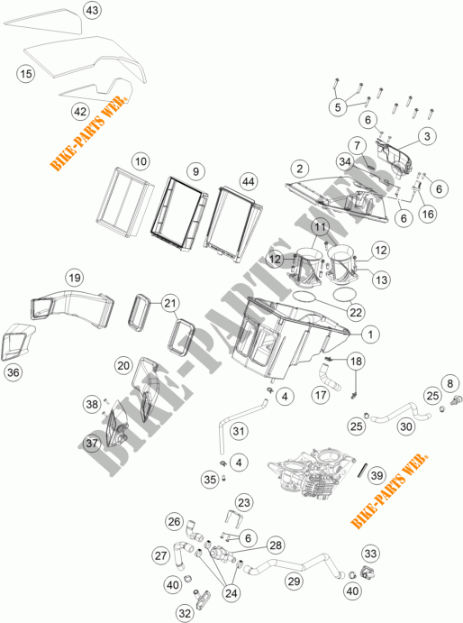 FILTRI ARIA per KTM 1290 SUPER DUKE R SPECIAL EDITION ABS 2016